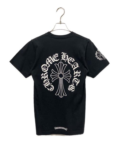 CHROME HEARTS（クロムハーツ）CHROME HEARTS (クロムハーツ) NECK LOGO プリントポケットTシャツ ブラック サイズ:XSの古着・服飾アイテム