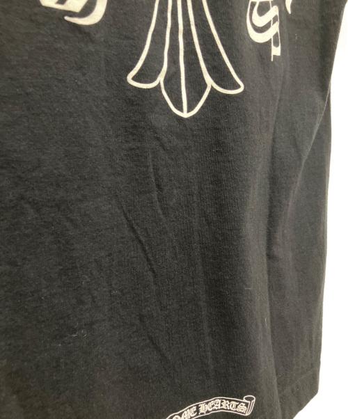 CHROME HEARTS（クロムハーツ）CHROME HEARTS (クロムハーツ) NECK LOGO プリントポケットTシャツ ブラック サイズ:XSの古着・服飾アイテム