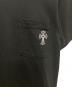 中古・古着 CHROME HEARTS (クロムハーツ) NECK LOGO プリントポケットTシャツ ブラック サイズ:XS：50000円