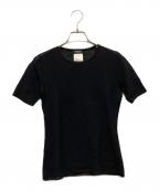 CHANELシャネル）の古着「メッシュロゴカットソー」｜ブラック