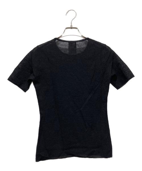 CHANEL（シャネル）CHANEL (シャネル) メッシュロゴカットソー ブラック サイズ:38の古着・服飾アイテム