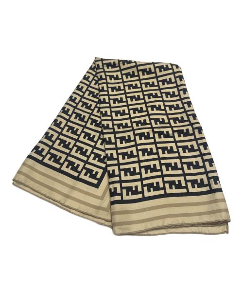 FENDI（フェンディ）FENDI (フェンディ) 大判 総柄シルクスカーフの古着・服飾アイテム