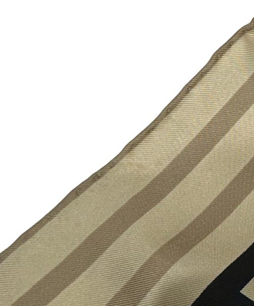 FENDI（フェンディ）FENDI (フェンディ) 大判 総柄シルクスカーフの古着・服飾アイテム