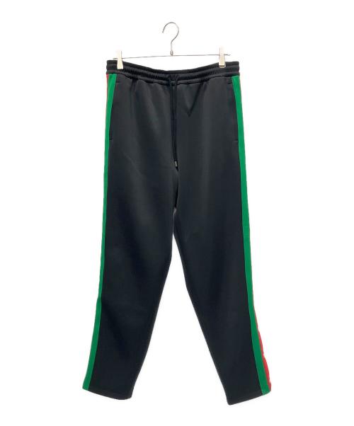 GUCCI（グッチ）GUCCI (グッチ) ライトネオプレン ジョギングパンツ/ジャージーパンツ ブラック サイズ:Lの古着・服飾アイテム