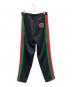 GUCCI (グッチ) ライトネオプレン ジョギングパンツ/ジャージーパンツ ブラック サイズ:L：55000円