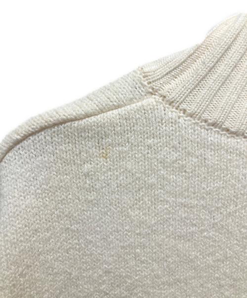 AMI Alexandre Mattiussi（アミアレクサンドルマテュッシ）AMI Alexandre Mattiussi (アミアレクサンドルマテュッシ) Ami De Coeur ファネルネック セーター アイボリー サイズ:Lの古着・服飾アイテム