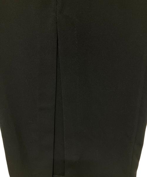 Solace（ソレイス）Solace (ソレイス) LIA MAXI DRESS/モックネックオーバーワンピース ブラック×ホワイト サイズ:34の古着・服飾アイテム