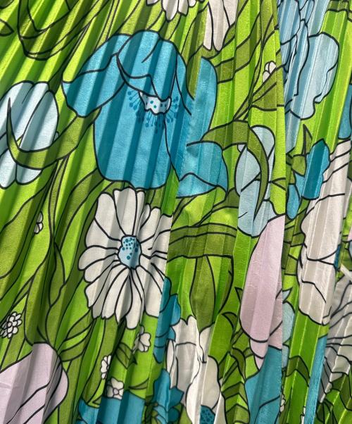 Richard Quinn（リチャード・クイン）Richard Quinn (リチャード・クイン) 19awプリーツデザインスカート マルチカラー サイズ:Lの古着・服飾アイテム