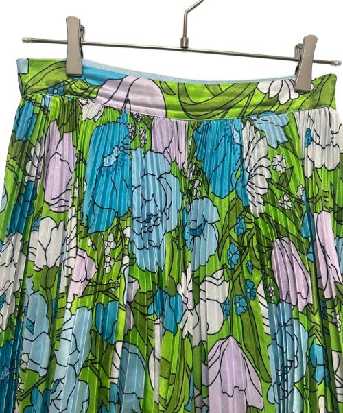 Richard Quinn（リチャード・クイン）Richard Quinn (リチャード・クイン) 19awプリーツデザインスカート マルチカラー サイズ:Lの古着・服飾アイテム