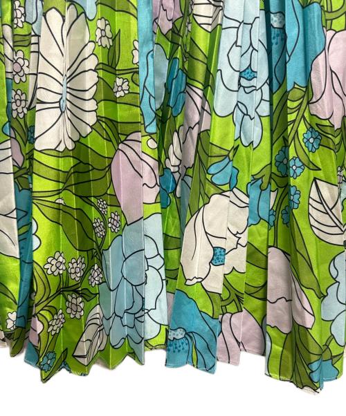 Richard Quinn（リチャード・クイン）Richard Quinn (リチャード・クイン) 19awプリーツデザインスカート マルチカラー サイズ:Lの古着・服飾アイテム