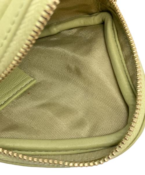 CHANEL（シャネル）CHANEL (シャネル) チェーンショルダーポーチ　ラムスキン　AS2201 ライトグリーンの古着・服飾アイテム