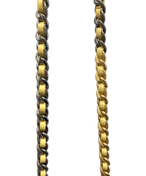 CHANEL（シャネル）CHANEL (シャネル) ココマーク ツイードショルダーポーチ イエローの古着・服飾アイテム