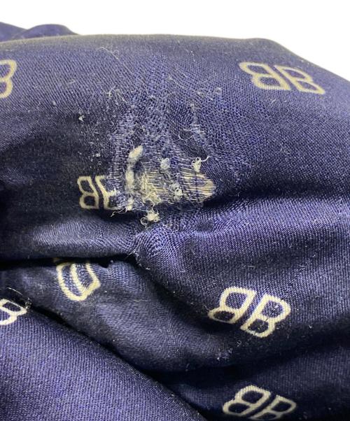 BALENCIAGA（バレンシアガ）BALENCIAGA (バレンシアガ) ロゴプリントサンダル ネイビー サイズ:36の古着・服飾アイテム