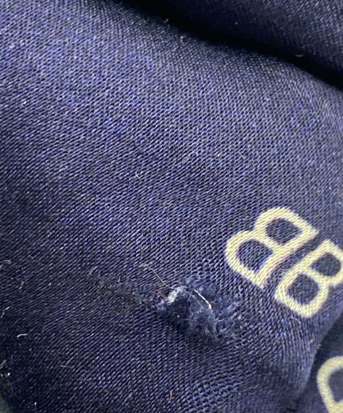 BALENCIAGA（バレンシアガ）BALENCIAGA (バレンシアガ) ロゴプリントサンダル ネイビー サイズ:36の古着・服飾アイテム