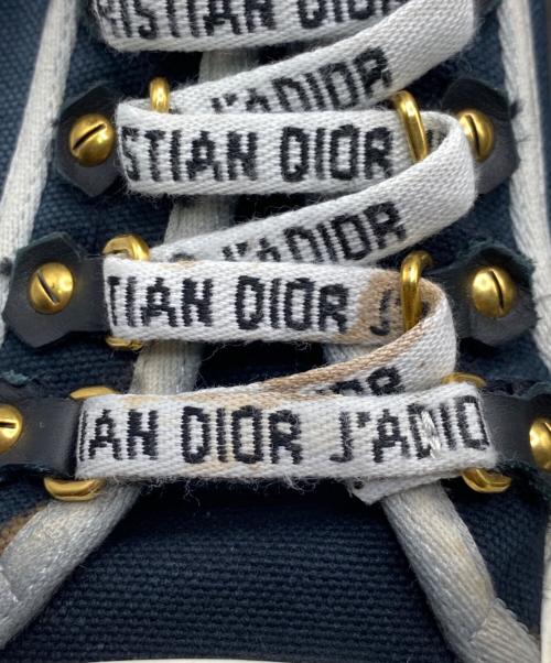 Christian Dior（クリスチャン ディオール）Christian Dior (クリスチャン ディオール) シグネチャー スニーカー ブラック×ホワイト サイズ:34 1/2の古着・服飾アイテム