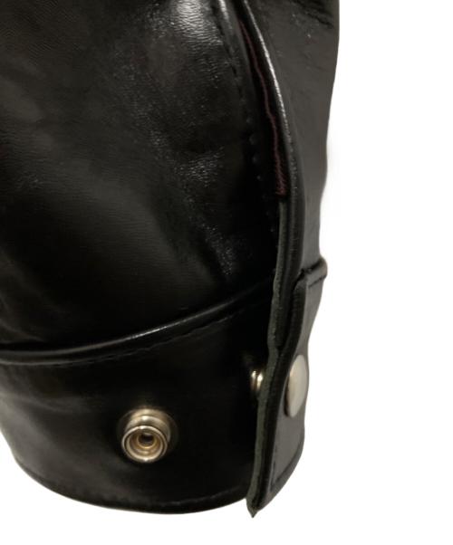 Lewis Leathers（ルイスレザース）Lewis Leathers (ルイスレザース) Hysteric Glamour (ヒステリックグラマー) 別注 コラボ WESTERN JACKET(ウエスタンジャケット) ブラック サイズ:Mの古着・服飾アイテム