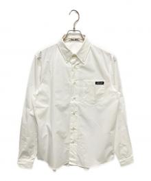 MIU MIU（ミュウミュウ）の古着「コットンポプリンシャツ」｜ホワイト