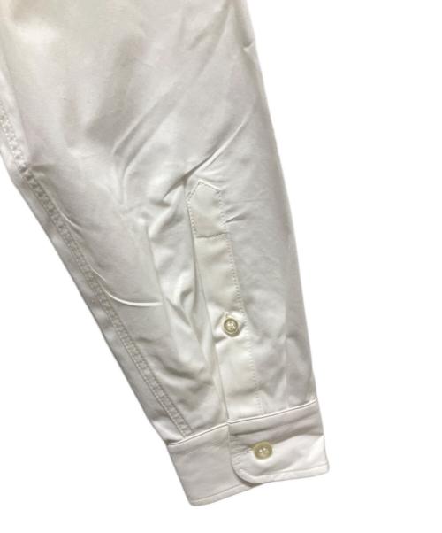 MIU MIU（ミュウミュウ）MIU MIU (ミュウミュウ) コットンポプリンシャツ ホワイト サイズ:37の古着・服飾アイテム