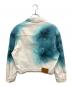 LOUIS VUITTON (ルイ ヴィトン) 23ss スプレーモノグラム デニムトラッカージャケット ホワイト×ブルー サイズ:46：200000円
