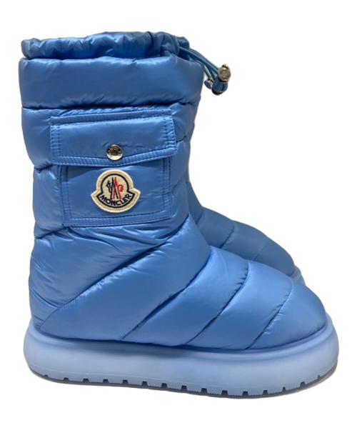 MONCLER（モンクレール）MONCLER (モンクレール) GAIA POCKET MID/ブーツ スカイブルー サイズ:38の古着・服飾アイテム