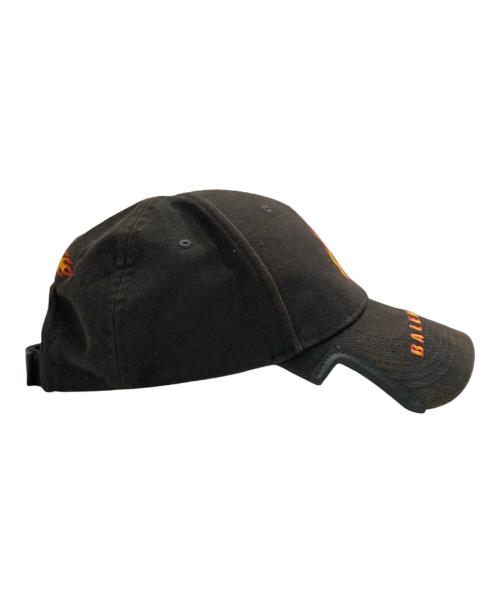 BALENCIAGA（バレンシアガ）BALENCIAGA (バレンシアガ) Burning unity cap　794892 410B2 ダークブラウン サイズ:Lの古着・服飾アイテム