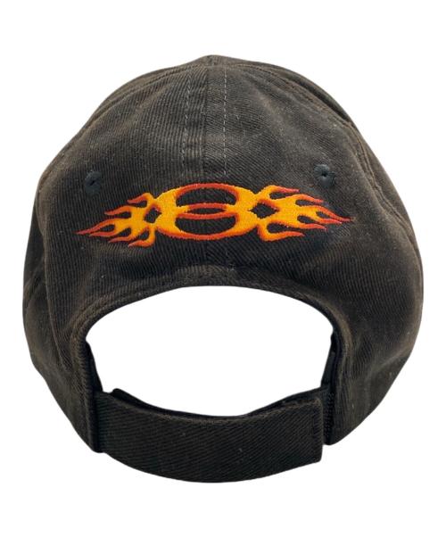 BALENCIAGA（バレンシアガ）BALENCIAGA (バレンシアガ) Burning unity cap　794892 410B2 ダークブラウン サイズ:Lの古着・服飾アイテム
