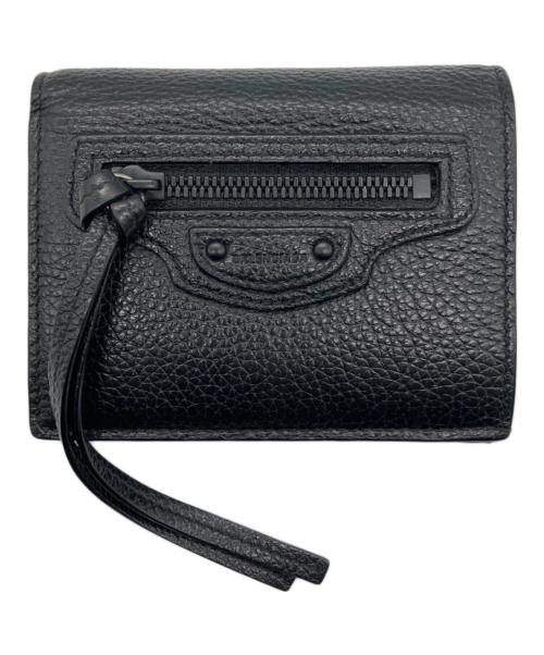 BALENCIAGA（バレンシアガ）BALENCIAGA (バレンシアガ) ネオ クラシック 2つ折り コンパクトウォレット ブラック サイズ:-の古着・服飾アイテム