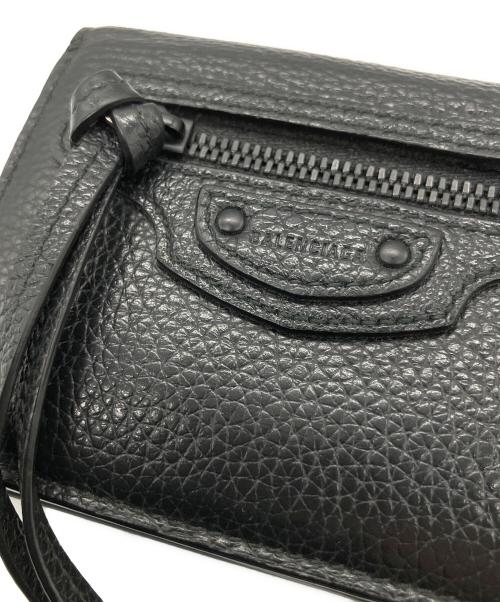 BALENCIAGA（バレンシアガ）BALENCIAGA (バレンシアガ) ネオ クラシック 2つ折り コンパクトウォレット ブラック サイズ:-の古着・服飾アイテム
