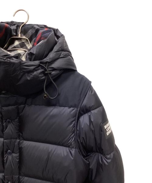 BURBERRY LONDON（バーバリーロンドン）BURBERRY LONDON (バーバリーロンドン) LOCKWELL/2WAYダウンジャケット/ダウンベスト ネイビー サイズ:Lの古着・服飾アイテム