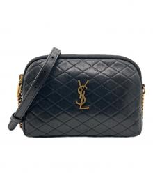 Saint Laurent Paris（サンローランパリ）の古着「カサンドラ キルティングショルダーポーチ」｜ブラック