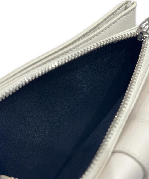 Saint Laurent Paris（サンローランパリ）Saint Laurent Paris (サンローランパリ) カサンドラ ショルダーウォレットバッグ ホワイト サイズ:-の古着・服飾アイテム