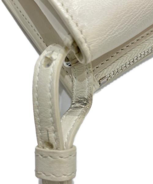 Saint Laurent Paris（サンローランパリ）Saint Laurent Paris (サンローランパリ) カサンドラ ショルダーウォレットバッグ ホワイト サイズ:-の古着・服飾アイテム