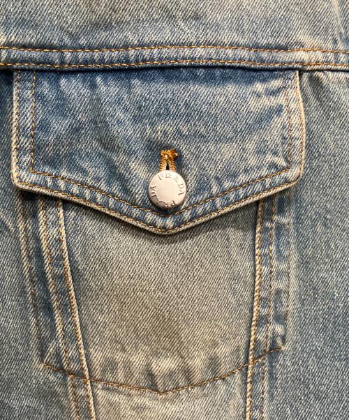PRADA（プラダ）PRADA (プラダ) ウォッシュド プレートデニムジャケット インディゴ サイズ:Mの古着・服飾アイテム