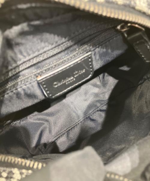 Christian Dior（クリスチャン ディオール）Christian Dior (クリスチャン ディオール) ディオリッシモ トロッター キャンバス ショルダーバッグ/トロッター柄 ショルダーポーチ/ジョン・ガリアーノ期 グレー×ネイビー サイズ:-の古着・服飾アイテム