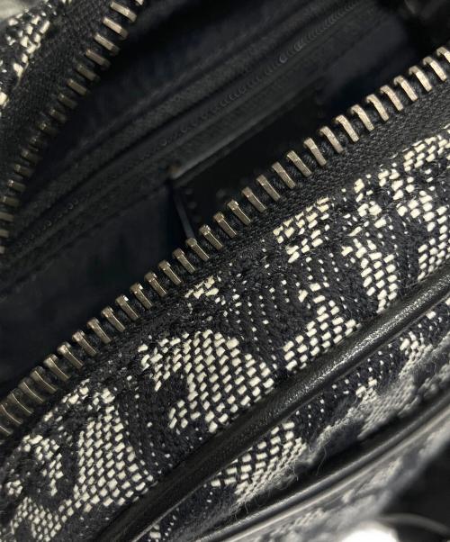 Christian Dior（クリスチャン ディオール）Christian Dior (クリスチャン ディオール) ディオリッシモ トロッター キャンバス ショルダーバッグ/トロッター柄 ショルダーポーチ/ジョン・ガリアーノ期 グレー×ネイビー サイズ:-の古着・服飾アイテム