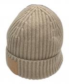 LOEWEロエベ）の古着「カシミヤ アナグラムニット帽」｜ベージュ