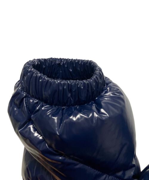 PRADA（プラダ）PRADA (プラダ) シャイニーキルティング/ナイロンダウンジャケロゴデザイン /ダウンジャケット ネイビー サイズ:36の古着・服飾アイテム