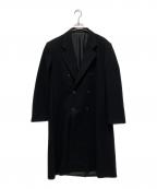 LAD MUSICIANラッドミュージシャン）の古着「25AW ダブルブレストチェスターコート」｜ブラック