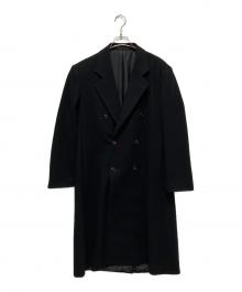 LAD MUSICIAN（ラッドミュージシャン）の古着「25AW ダブルブレストチェスターコート」｜ブラック