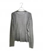 MADISON BLUEマディソンブルー）の古着「RANDOM RIB CREW NECK PO MNS」｜グレー