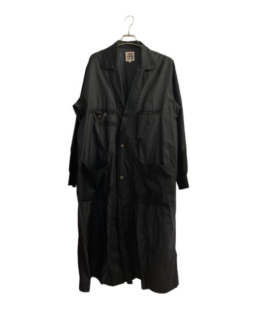 Jean Paul GAULTIER（ジャンポールゴルチェ）Jean Paul GAULTIER (ジャンポールゴルチェ) ステンカラーコート ブラック サイズ:40の古着・服飾アイテム