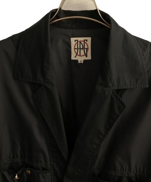 Jean Paul GAULTIER（ジャンポールゴルチェ）Jean Paul GAULTIER (ジャンポールゴルチェ) ステンカラーコート ブラック サイズ:40の古着・服飾アイテム