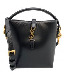 Saint Laurent Paris（サンローランパリ）の古着「LE37 MINI/カサンドラ/バケット2WAYショルダーバッグ」｜ブラック