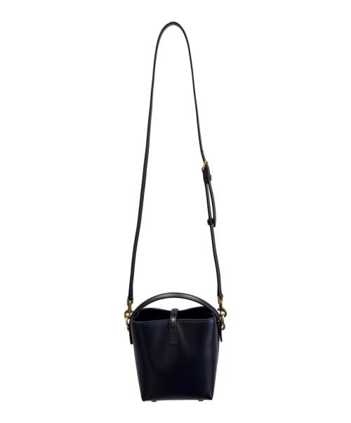 Saint Laurent Paris（サンローランパリ）Saint Laurent Paris (サンローランパリ) LE37 MINI/カサンドラ/バケット2WAYショルダーバッグ ブラックの古着・服飾アイテム