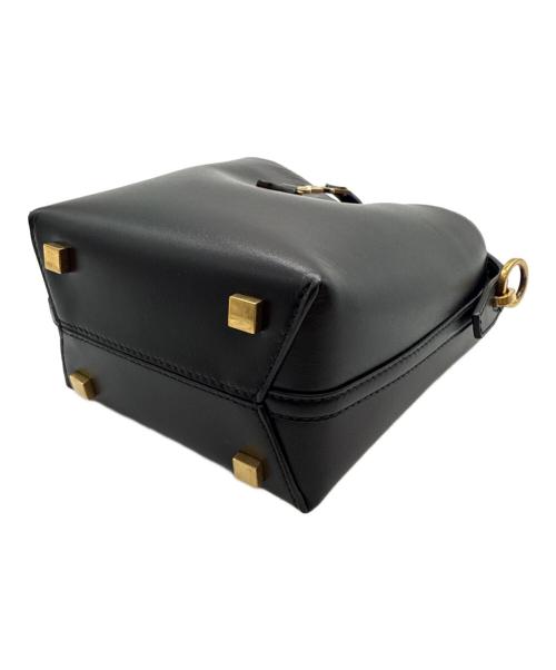 Saint Laurent Paris（サンローランパリ）Saint Laurent Paris (サンローランパリ) LE37 MINI/カサンドラ/バケット2WAYショルダーバッグ ブラックの古着・服飾アイテム