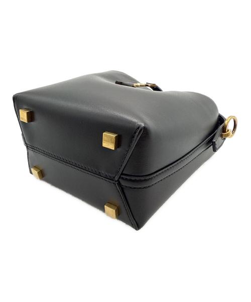 Saint Laurent Paris（サンローランパリ）Saint Laurent Paris (サンローランパリ) LE37 MINI/カサンドラ/バケット2WAYショルダーバッグ ブラックの古着・服飾アイテム