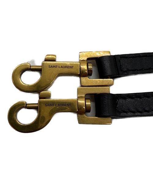 Saint Laurent Paris（サンローランパリ）Saint Laurent Paris (サンローランパリ) LE37 MINI/カサンドラ/バケット2WAYショルダーバッグ ブラックの古着・服飾アイテム