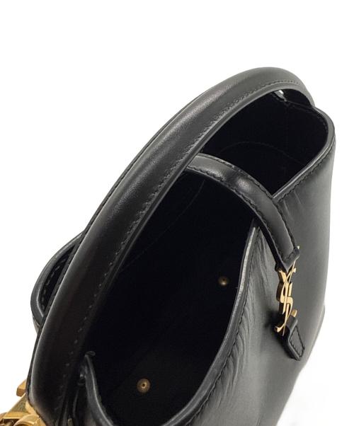 Saint Laurent Paris（サンローランパリ）Saint Laurent Paris (サンローランパリ) LE37 MINI/カサンドラ/バケット2WAYショルダーバッグ ブラックの古着・服飾アイテム