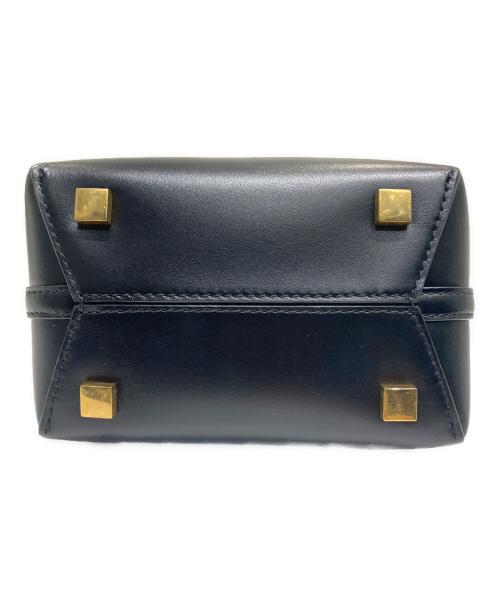 Saint Laurent Paris（サンローランパリ）Saint Laurent Paris (サンローランパリ) LE37 MINI/カサンドラ/バケット2WAYショルダーバッグ ブラックの古着・服飾アイテム