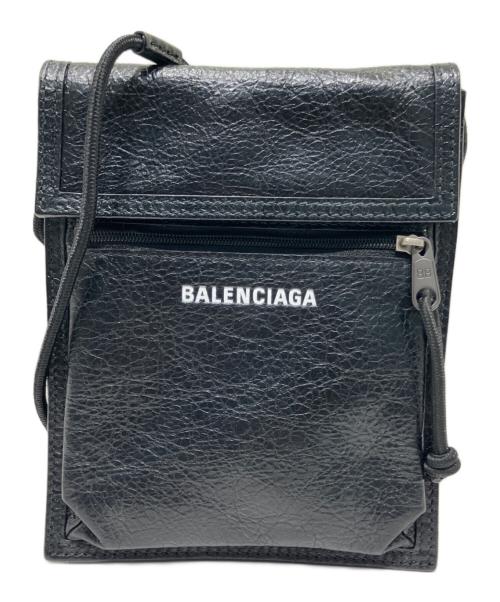BALENCIAGA（バレンシアガ）BALENCIAGA (バレンシアガ) エクスプローラー ショルダーバッグ  ブラックの古着・服飾アイテム